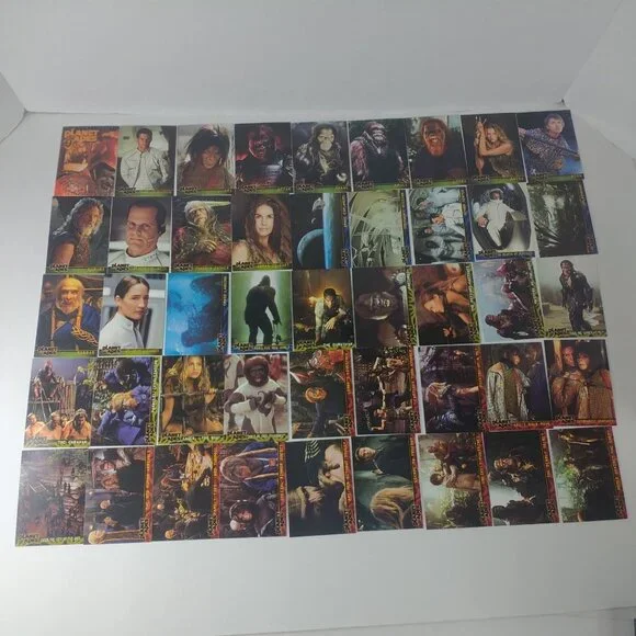 Planet Of The Apes Movie Trading Cards Complete Base Set Topps 2001 - Picture 2 of 6